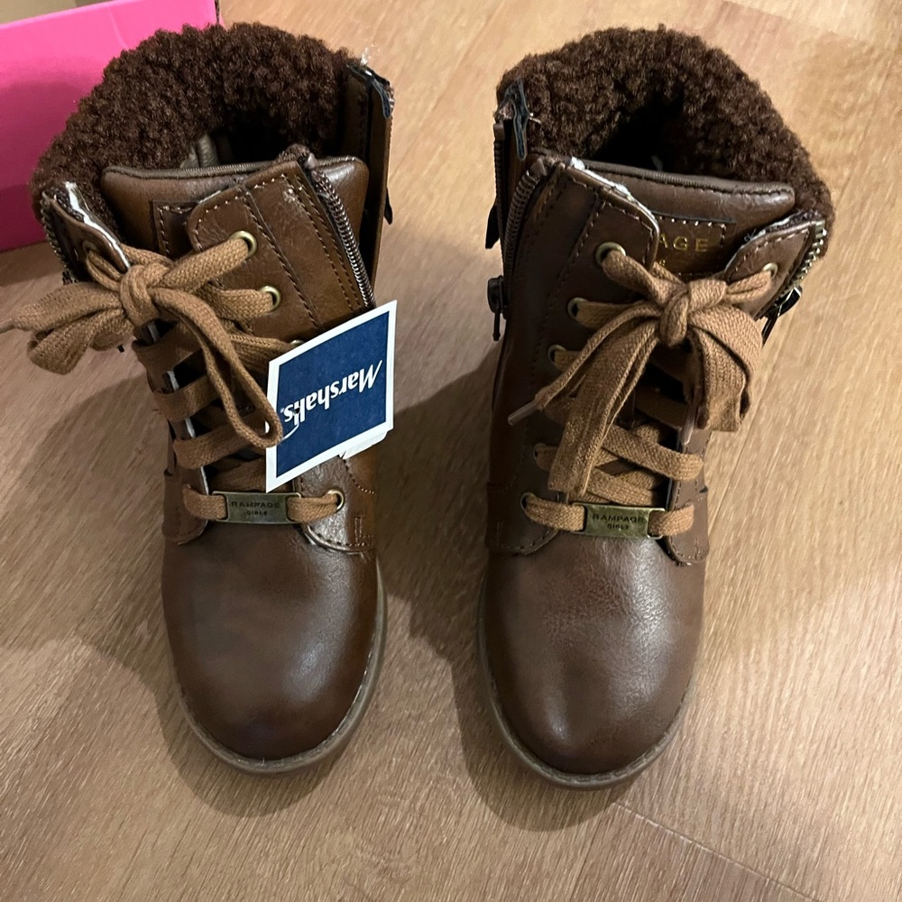 Girls Combat Boots